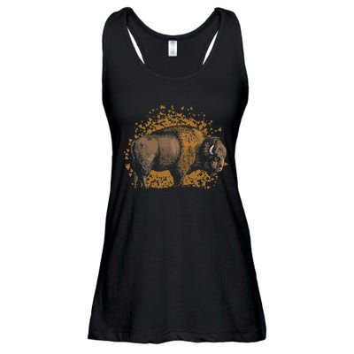 American Bison Wild Animal Gift Idea Men Kids Buffalo Ladies Essential Flowy Tank