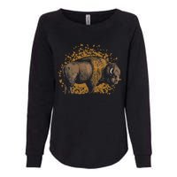 American Bison Wild Animal Gift Idea Men Kids Buffalo Womens California Wash Sweatshirt