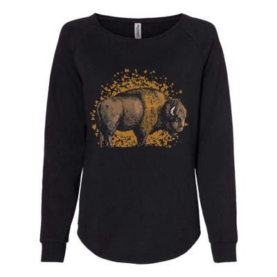 American Bison Wild Animal Gift Idea Men Kids Buffalo Womens California Wash Sweatshirt