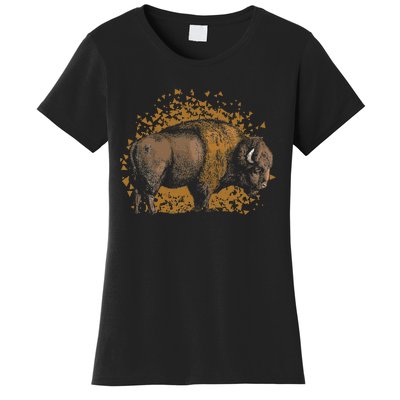 American Bison Wild Animal Gift Idea Men Kids Buffalo Women's T-Shirt