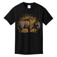 American Bison Wild Animal Gift Idea Men Kids Buffalo Kids T-Shirt