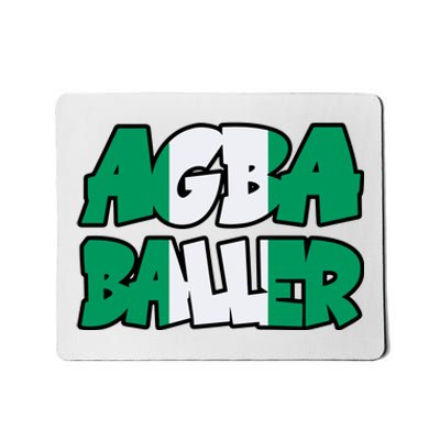 Agba Baller Wearing Agba Baller Mousepad