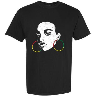 Afro Black Woman Afican Color Cool Black History Month Gift Garment-Dyed Heavyweight T-Shirt