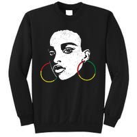 Afro Black Woman Afican Color Cool Black History Month Gift Sweatshirt