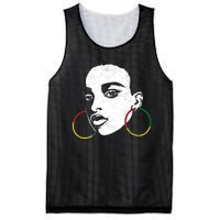 Afro Black Woman Afican Color Cool Black History Month Gift Mesh Reversible Basketball Jersey Tank