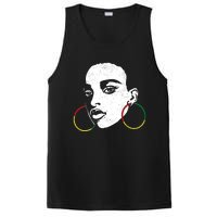 Afro Black Woman Afican Color Cool Black History Month Gift PosiCharge Competitor Tank