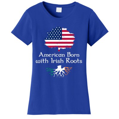 American Born With Irish Roots St Patrick's Day Gift Women's T-Shirt