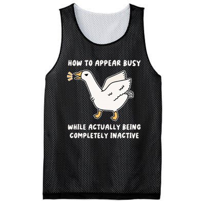 Appear Busy While Being Completely Inactive Mesh Reversible Basketball Jersey Tank