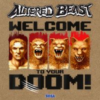 Altered Beast Welcome To Your Doom Sega Video Game Cotton Canvas Backpack