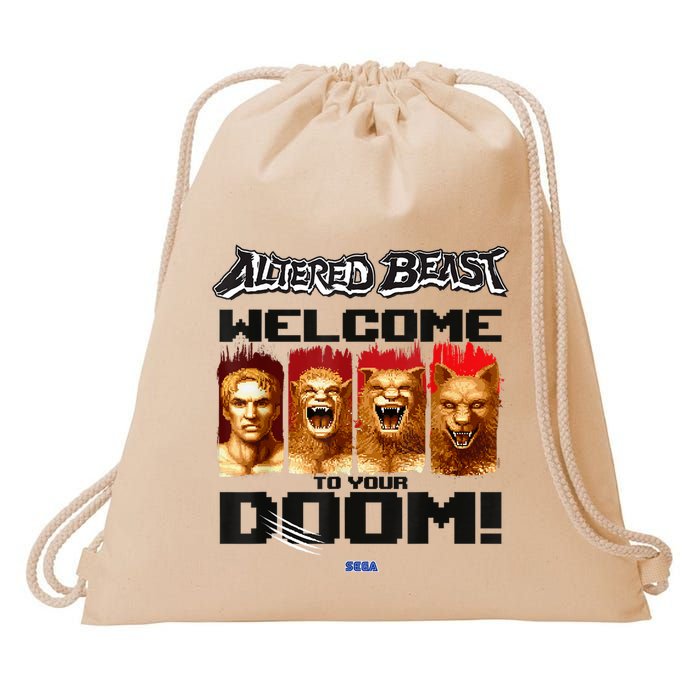 Altered Beast Welcome To Your Doom Sega Video Game Drawstring Bag