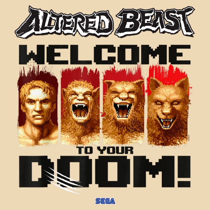 Altered Beast Welcome To Your Doom Sega Video Game Drawstring Bag