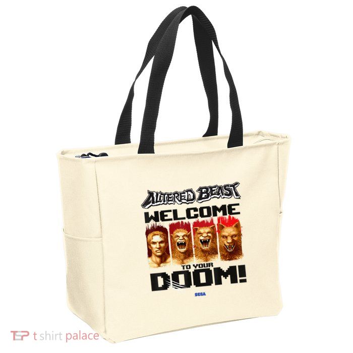 Altered Beast Welcome To Your Doom Sega Video Game Zip Tote Bag