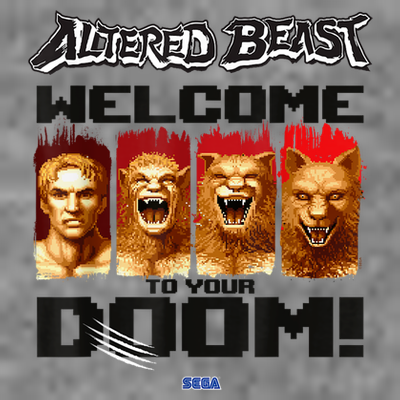 Altered Beast Welcome To Your Doom Sega Video Game T-Shirt
