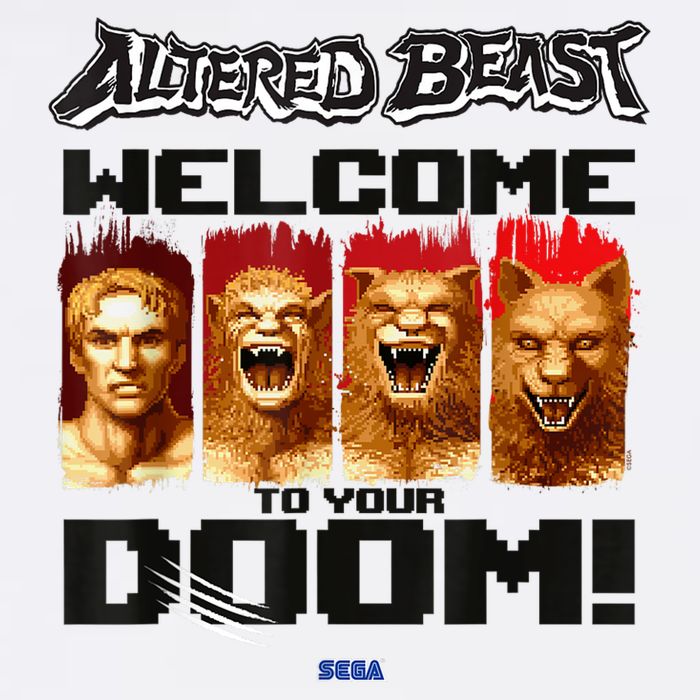 Altered Beast Welcome To Your Doom Sega Video Game Full-Length Apron With Pockets