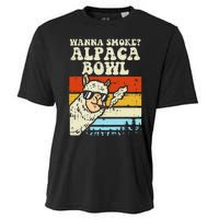 Alpaca Bowl Weed Funny Cannabis 420 Stoner Gift Cooling Performance Crew T-Shirt