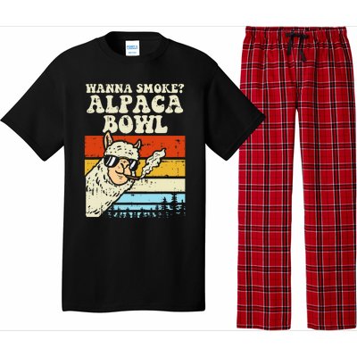 Alpaca Bowl Weed Funny Cannabis 420 Stoner Gift Pajama Set