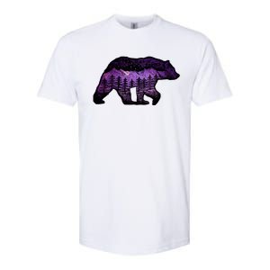 Alaskan Bear With Lake & Mountain Souvenir Softstyle® CVC T-Shirt