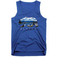 Alaskan Bear With Lake And Mountain Souvenir Gift Tank Top