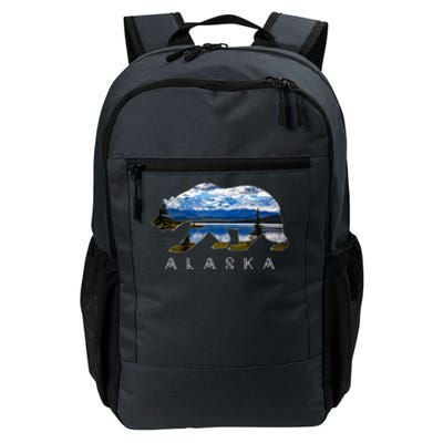 Alaskan Bear With Lake And Mountain Souvenir Gift Daily Commute Backpack