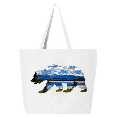 Alaskan Bear With Lake And Mountain Souvenir Gift 25L Jumbo Tote