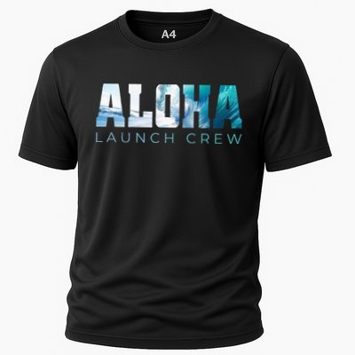 Aloha Big Wave Surf Camo Ocean In Honolulu Hawaii Oahu Maui Cooling Performance Crew T-Shirt