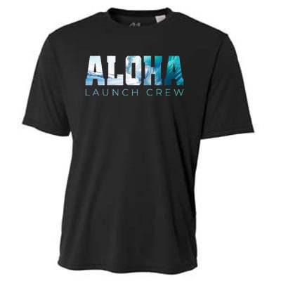 Aloha Big Wave Surf Camo Ocean In Honolulu Hawaii Oahu Maui Cooling Performance Crew T-Shirt