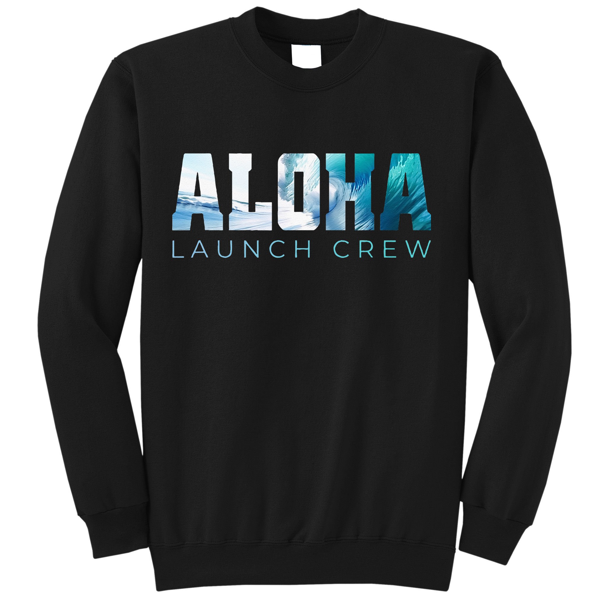 Aloha Big Wave Surf Camo Ocean In Honolulu Hawaii Oahu Maui Sweatshirt