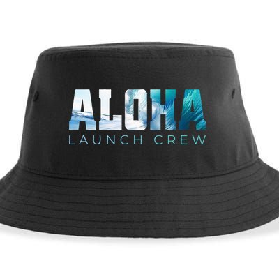 Aloha Big Wave Surf Camo Ocean In Honolulu Hawaii Oahu Maui Sustainable Bucket Hat