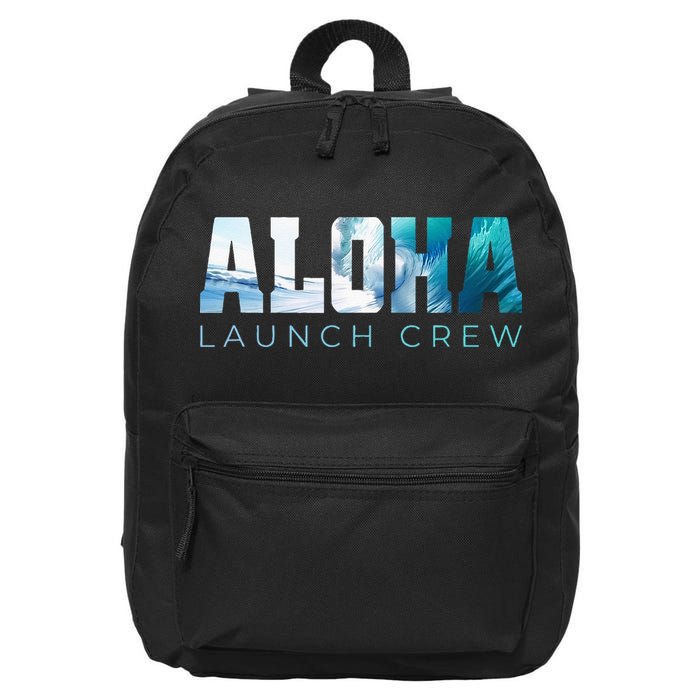 Aloha Big Wave Surf Camo Ocean In Honolulu Hawaii Oahu Maui 16 in Basic Backpack