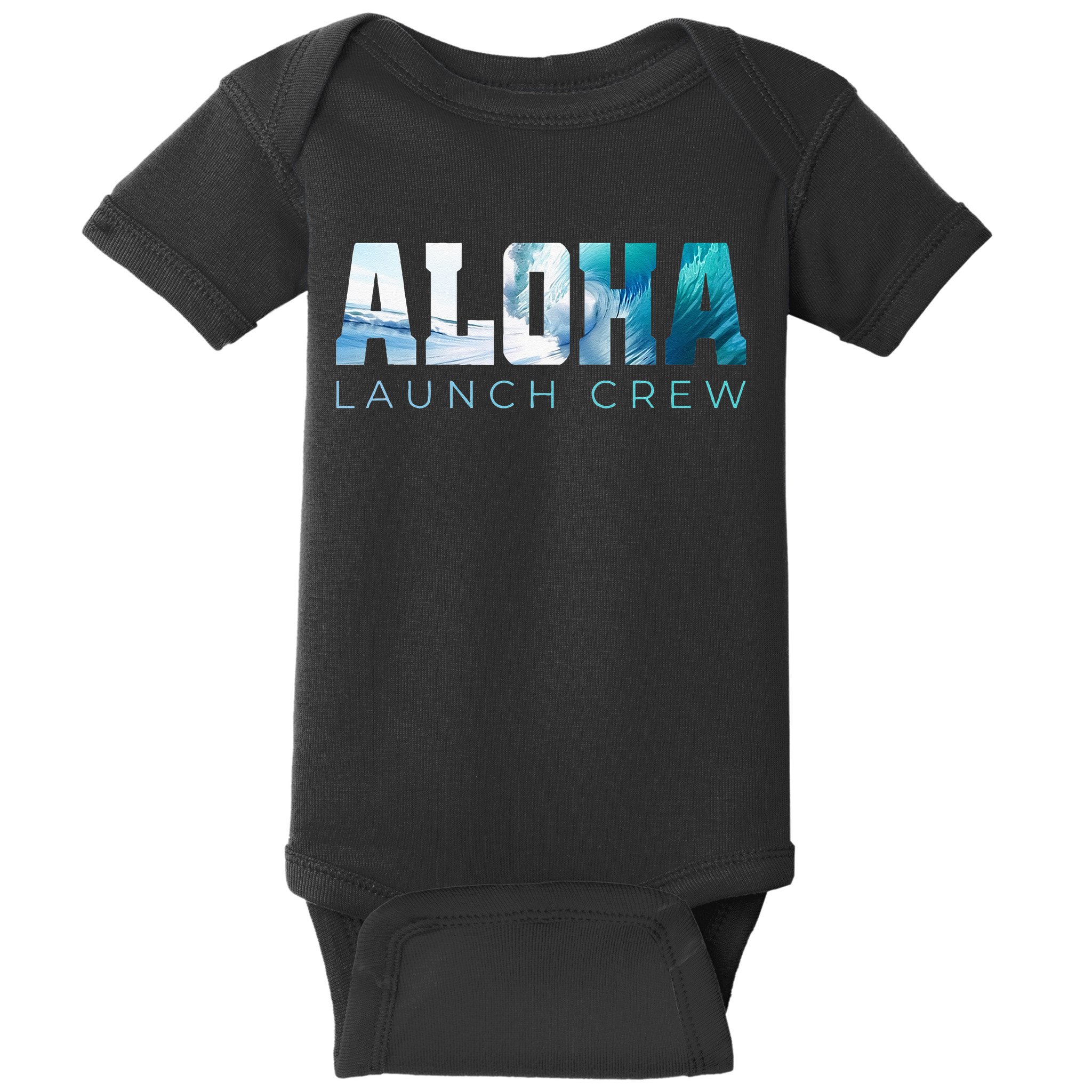 Aloha Big Wave Surf Camo Ocean In Honolulu Hawaii Oahu Maui Baby Bodysuit