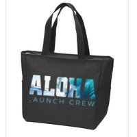 Aloha Big Wave Surf Camo Ocean In Honolulu Hawaii Oahu Maui Zip Tote Bag