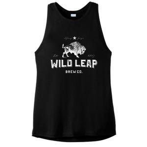 American Brewery Wild Leap Craft Beer Ladies PosiCharge Tri-Blend Wicking Tank