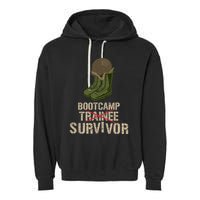 Army Bootcamp Workout Bootcamp Survivor Garment-Dyed Fleece Hoodie