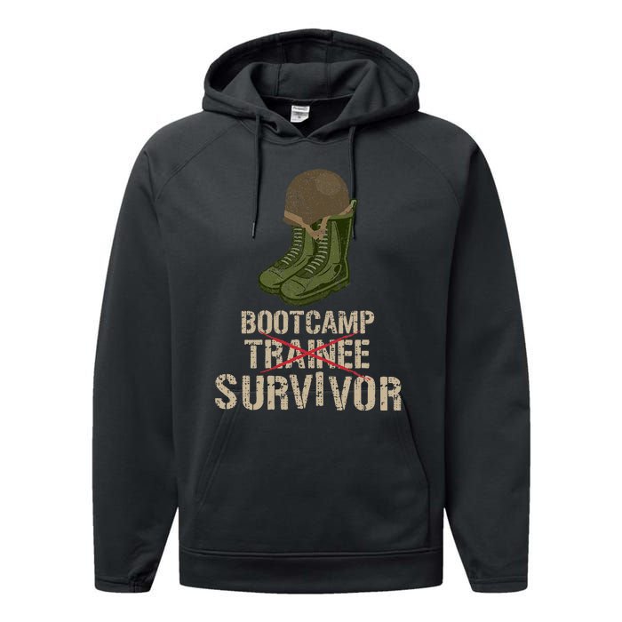 Army Bootcamp Workout Bootcamp Survivor Performance Fleece Hoodie