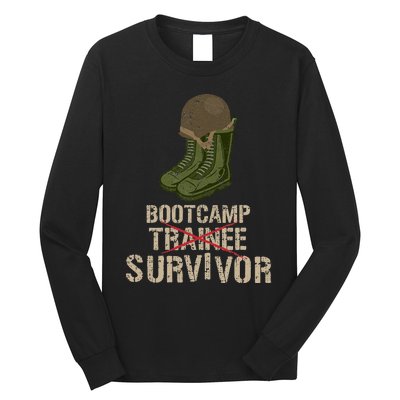 Army Bootcamp Workout Bootcamp Survivor Long Sleeve Shirt