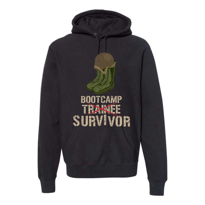 Army Bootcamp Workout Bootcamp Survivor Premium Hoodie