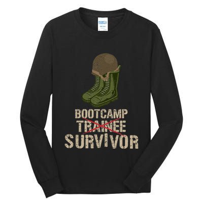 Army Bootcamp Workout Bootcamp Survivor Tall Long Sleeve T-Shirt