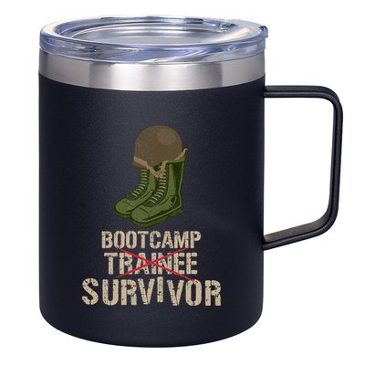 Army Bootcamp Workout Bootcamp Survivor 12oz Stainless Steel Coffee Mug