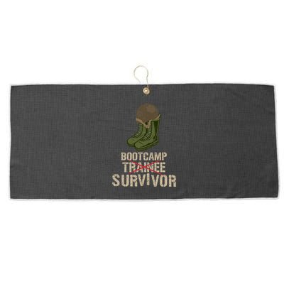 Army Bootcamp Workout Bootcamp Survivor Large Microfiber Waffle Golf Towel