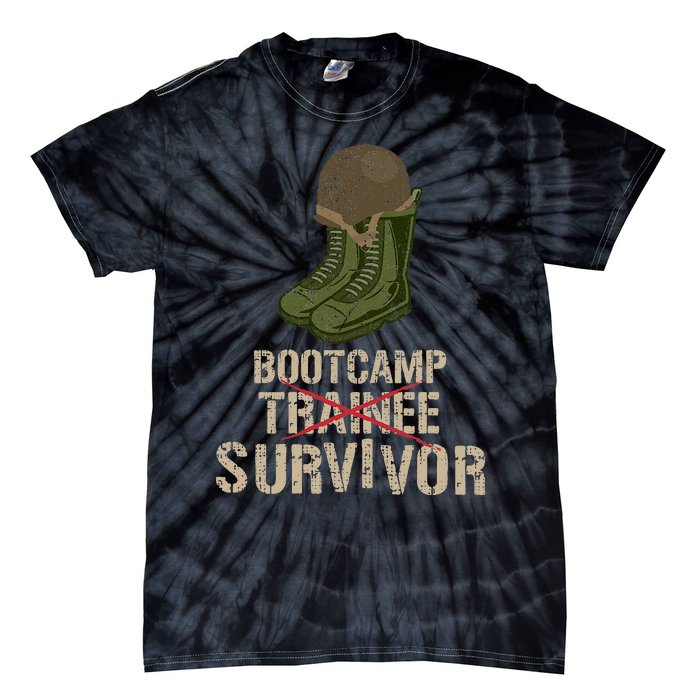 Army Bootcamp Workout Bootcamp Survivor Tie-Dye T-Shirt