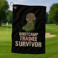 Army Bootcamp Workout Bootcamp Survivor Golf Towel