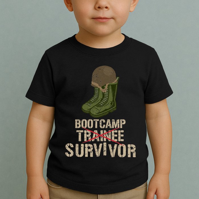 Army Bootcamp Workout Bootcamp Survivor Toddler T-Shirt