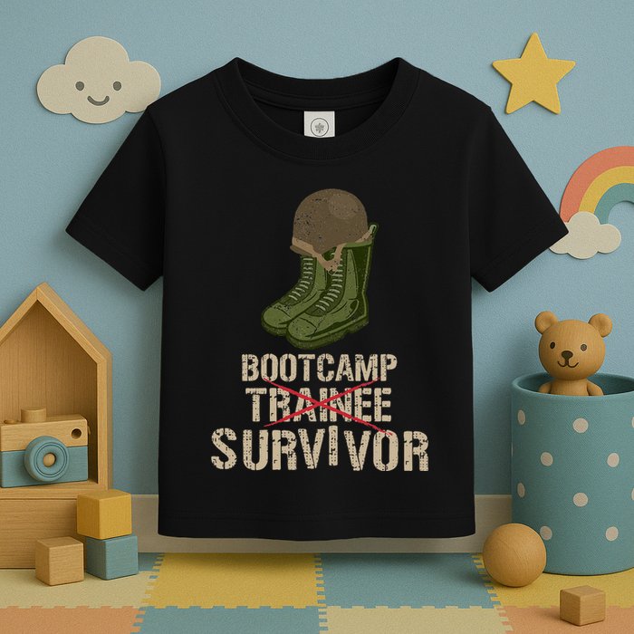 Army Bootcamp Workout Bootcamp Survivor Toddler T-Shirt