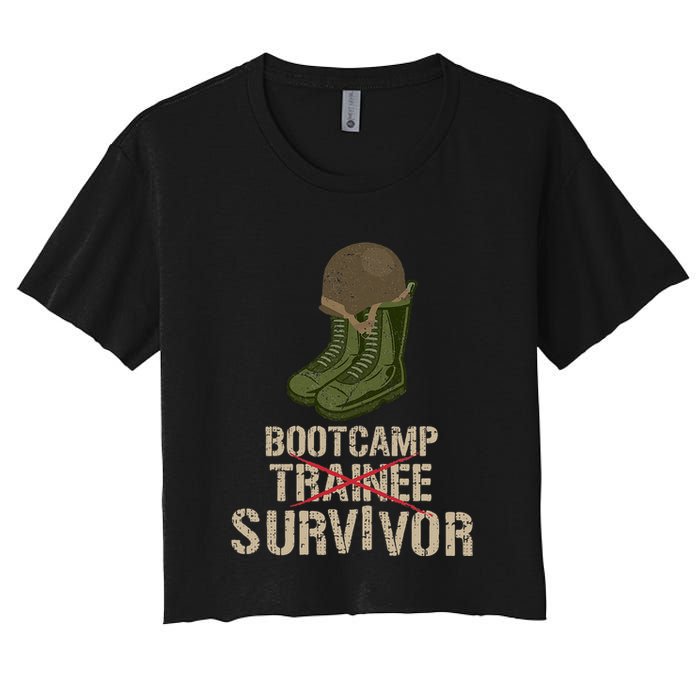 Army Bootcamp Workout Bootcamp Survivor Crop Top