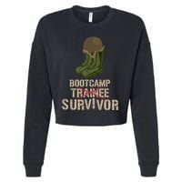 Army Bootcamp Workout Bootcamp Survivor Cropped Pullover Crew