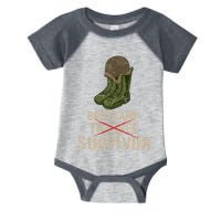 Army Bootcamp Workout Bootcamp Survivor Infant Baby Jersey Bodysuit