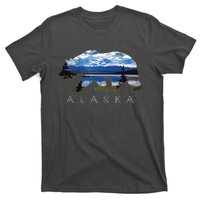 Alaskan Bear With Lake Mountain Souvenir T-Shirt