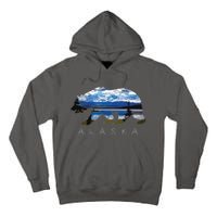 Alaskan Bear With Lake Mountain Souvenir Tall Hoodie