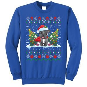 American Bulldog Xmas Gift Ugly American Bulldog Christmas Gift Sweatshirt