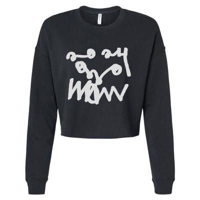 Amanda Bynes X Asspizza Cropped Pullover Crew